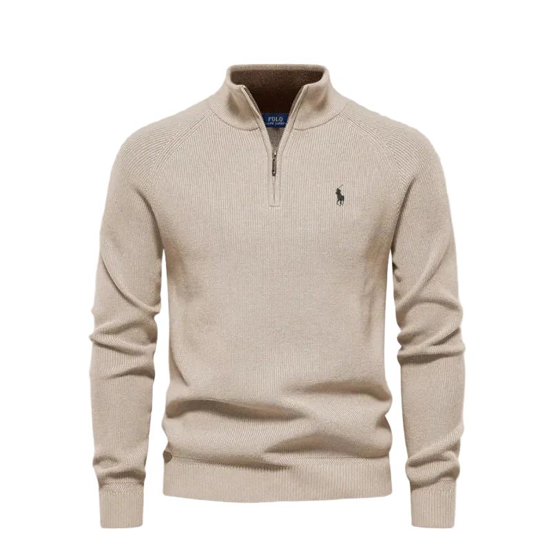 Suéter Polo Ralph Lauren Premium Meio Ziper