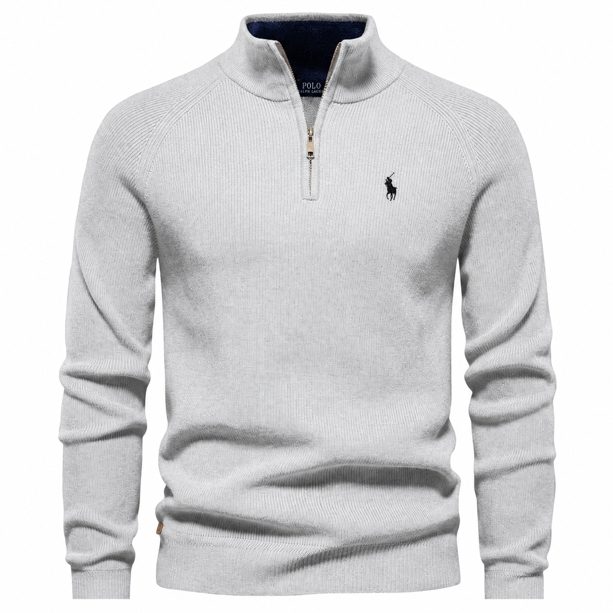 Suéter Polo Ralph Lauren Premium Meio Ziper