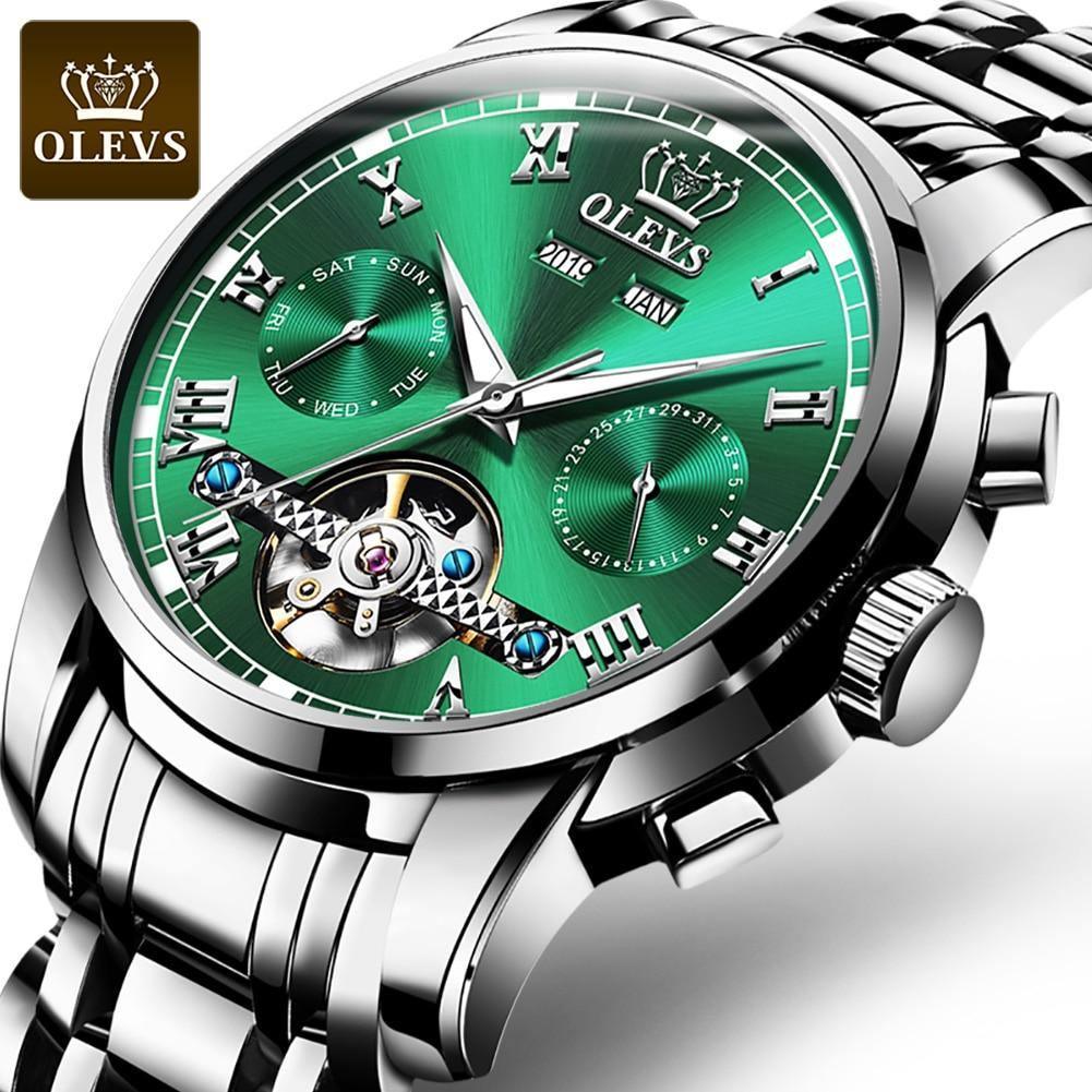Relógio Casual Masculino OLEVS Premium - Aço inoxidável - Elegante