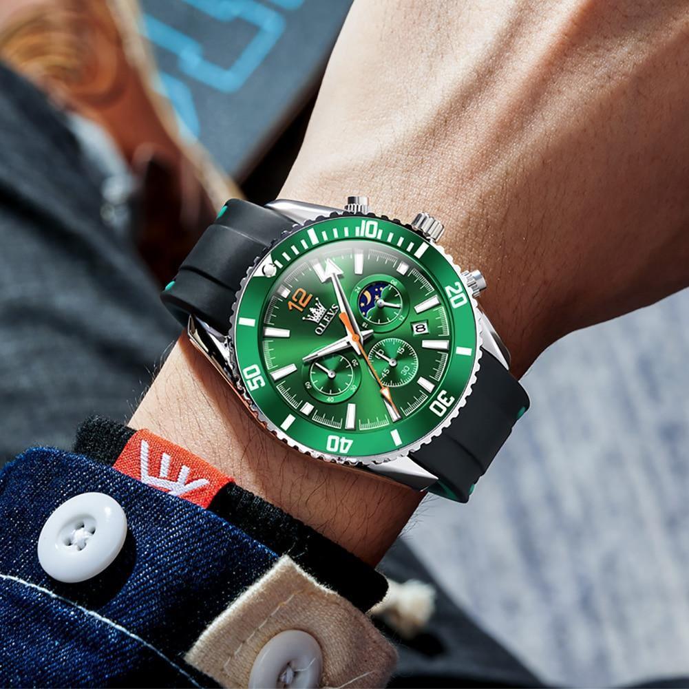 Relógio Casual Masculino OLEVS Original (Edição limitada) - Elegante