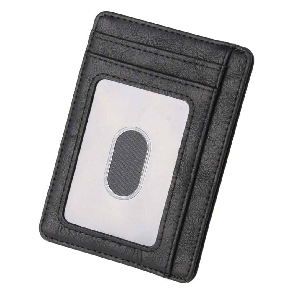 Carteira Slim Masculina de Couro - Elegante
