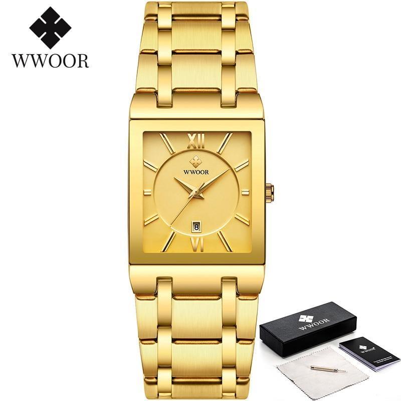 Relógio Casual Masculino Diamond Wwoor - Original - Elegante