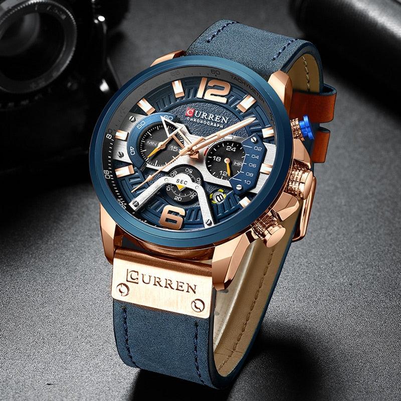 Relógio Casual Masculino CURREN® Original Masculino - Elegante