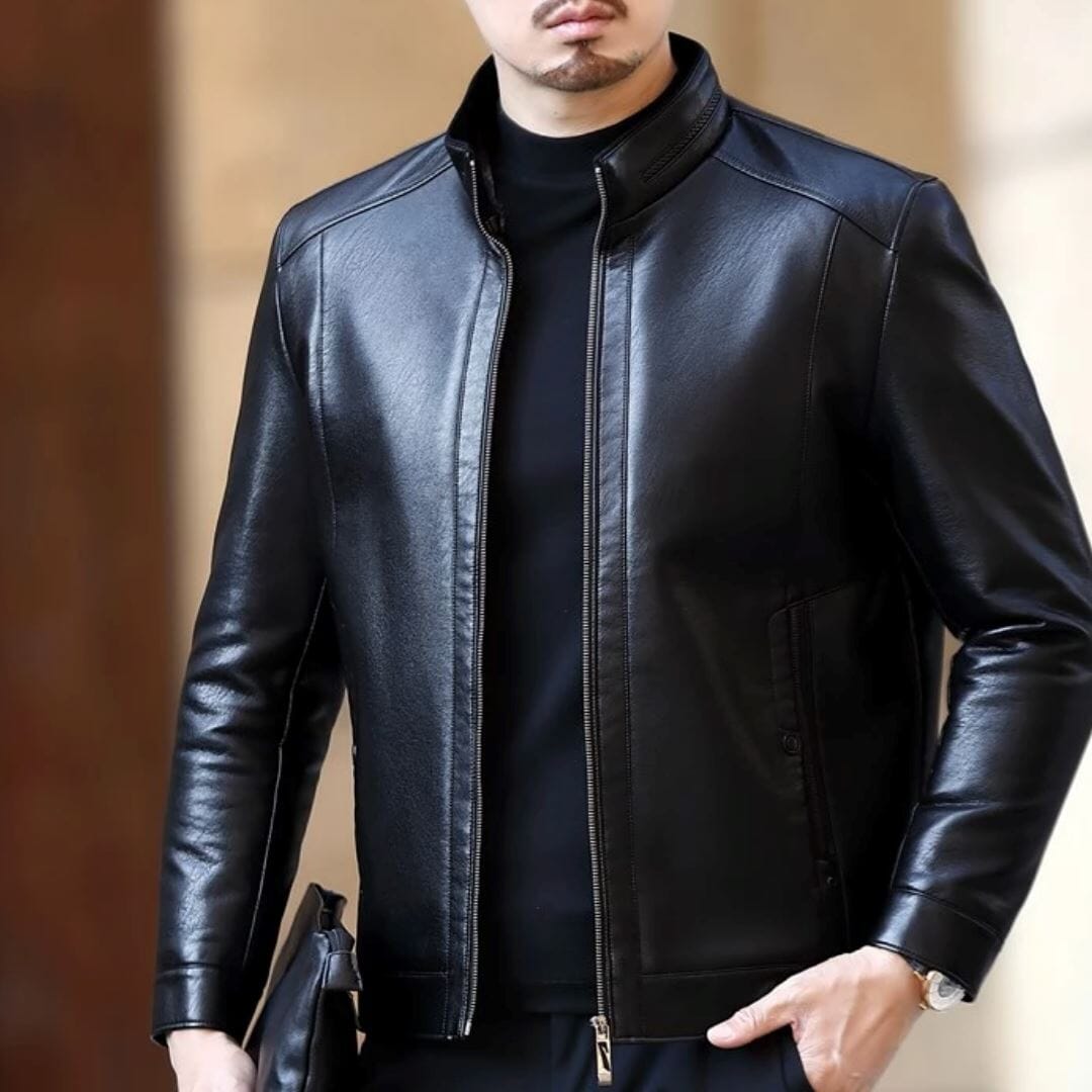 Jaqueta Masculina de Couro