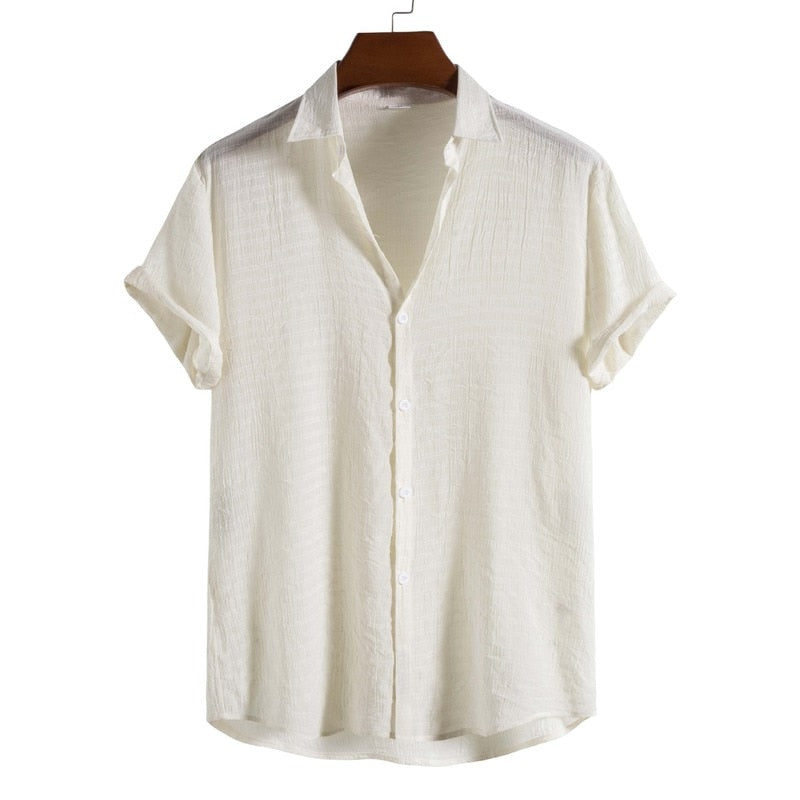 Camisa Elegante Manga Curta Sartory