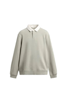 Moletom Polo Gola em Contraste