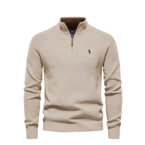 Suéter Polo Ralph Lauren Premium Meio Ziper