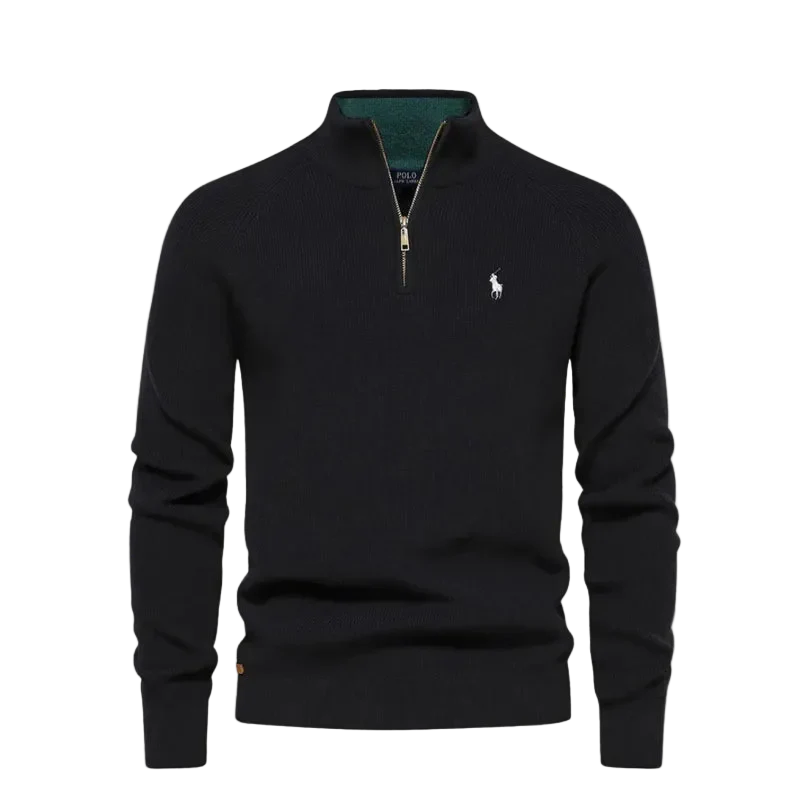 Suéter Polo Ralph Lauren Premium Meio Ziper
