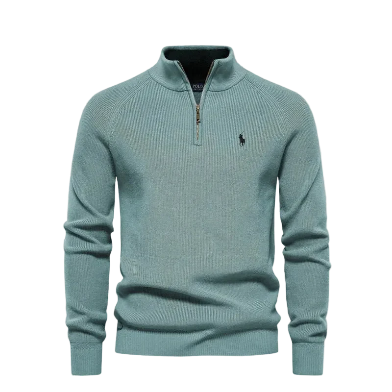 Suéter Polo Ralph Lauren Premium Meio Ziper