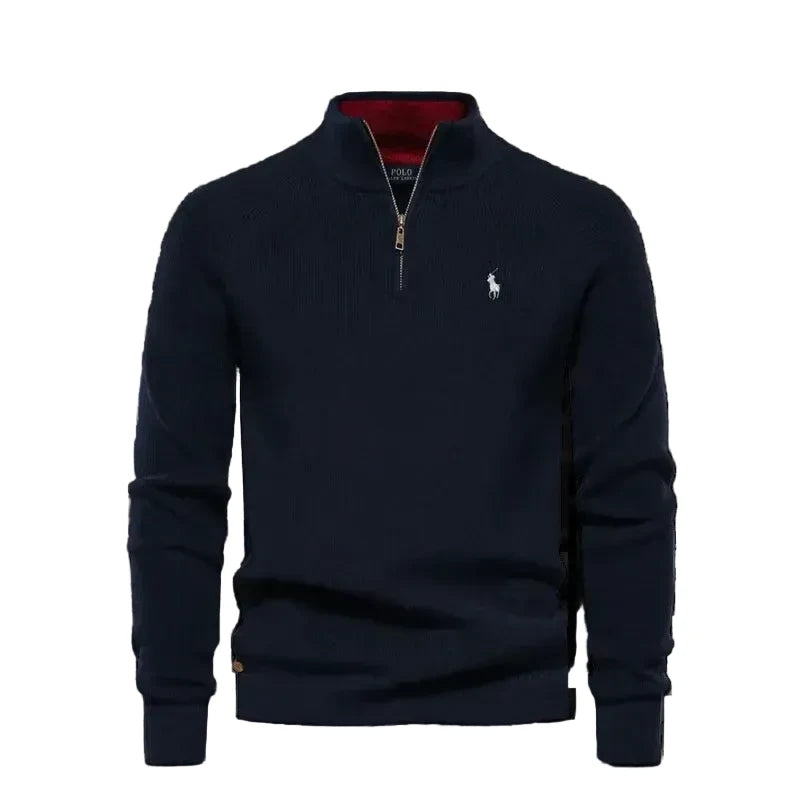 Suéter Polo Ralph Lauren Premium Meio Ziper