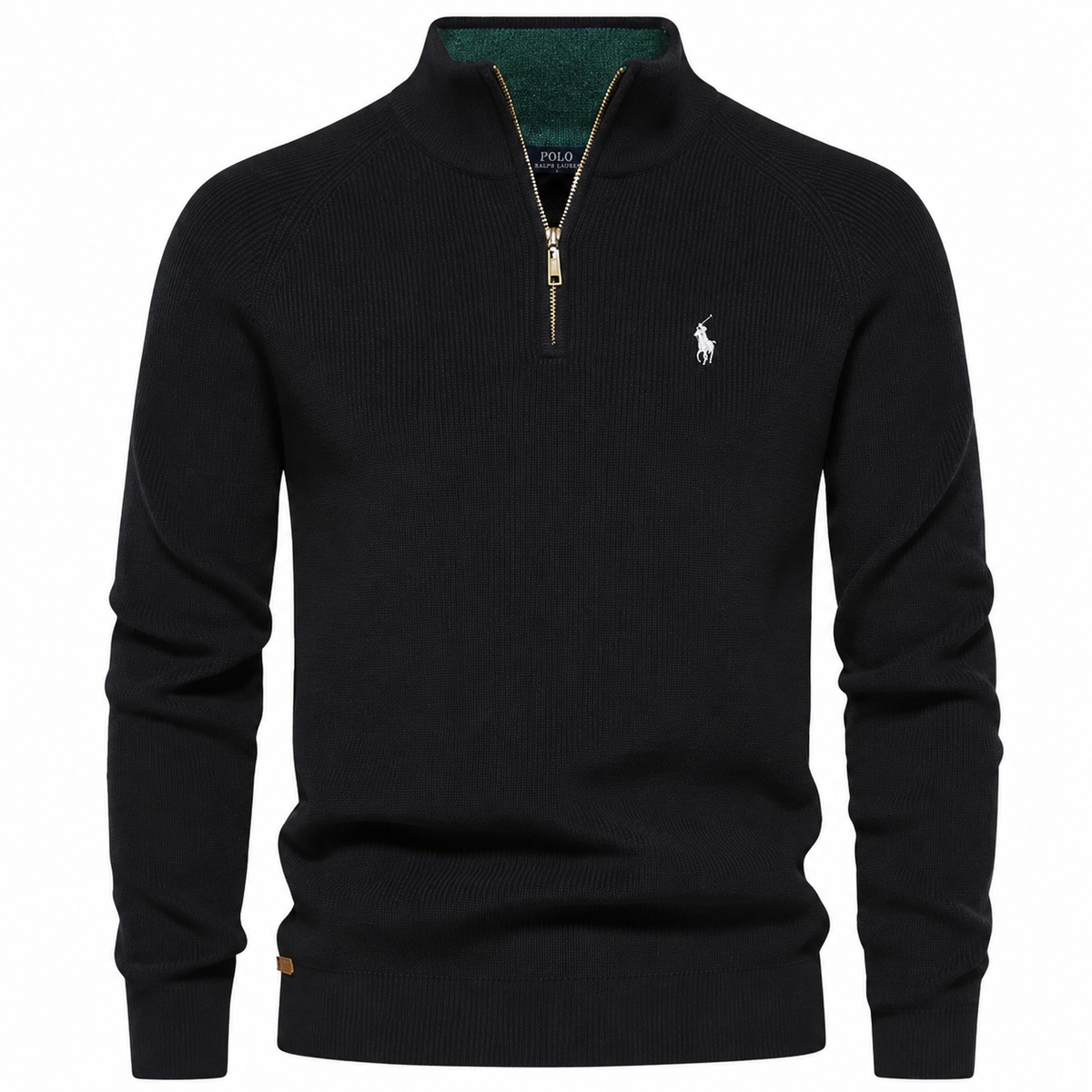Suéter Polo Ralph Lauren Premium Meio Ziper