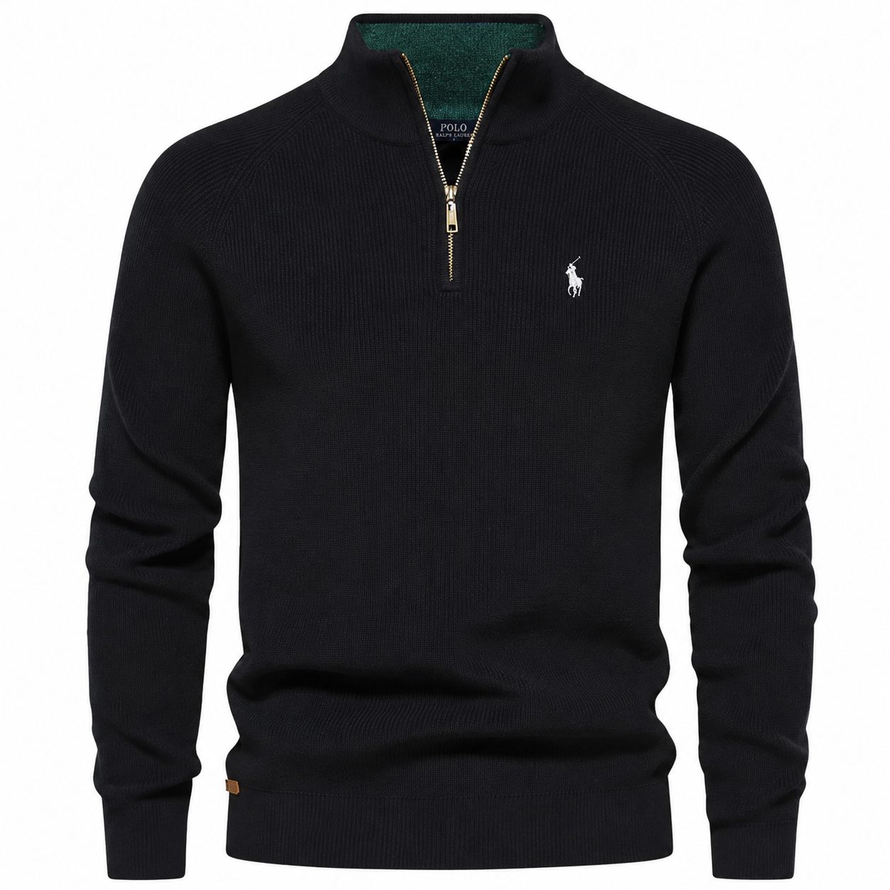 Suéter Polo Ralph Lauren Premium Meio Ziper