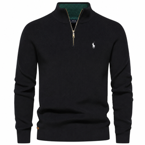 Suéter Polo Ralph Lauren Premium Meio Ziper