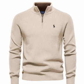 Suéter Polo Ralph Lauren Premium Meio Ziper