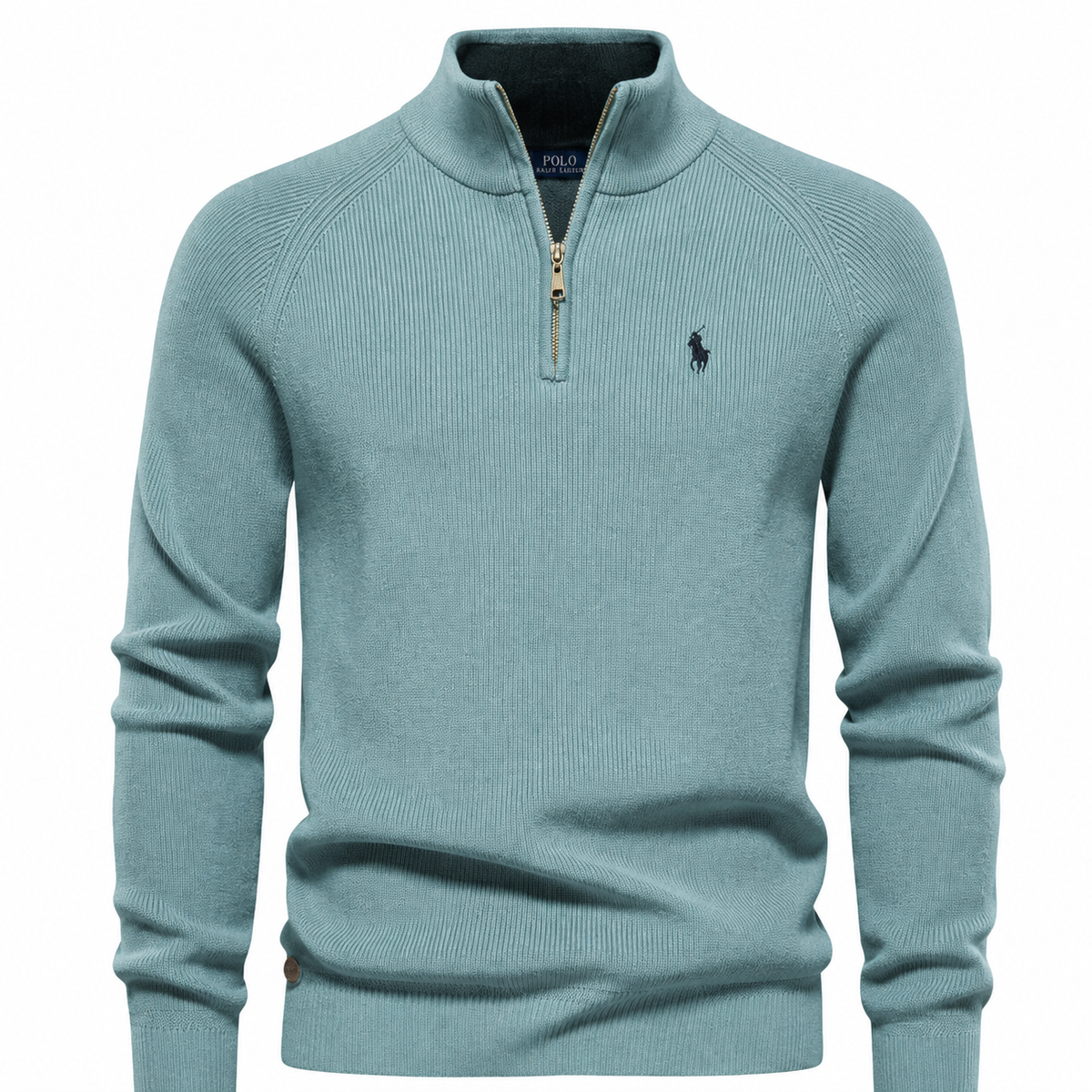 Suéter Polo Ralph Lauren Premium Meio Ziper
