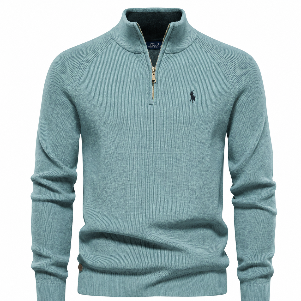 Suéter Polo Ralph Lauren Premium Meio Ziper