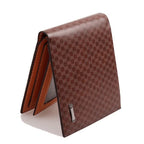 Carteira Masculina Couro - Xadrez - Elegante