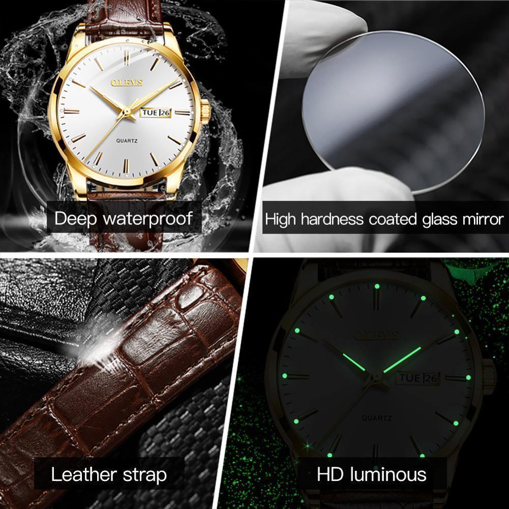 Relógio Casual Masculino OLEVS - Casual - Elegante