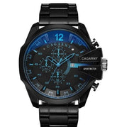 Relógio Casual Masculino Golden Steel Men - Elegante