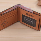 Carteira Masculina Couro - Xadrez - Elegante