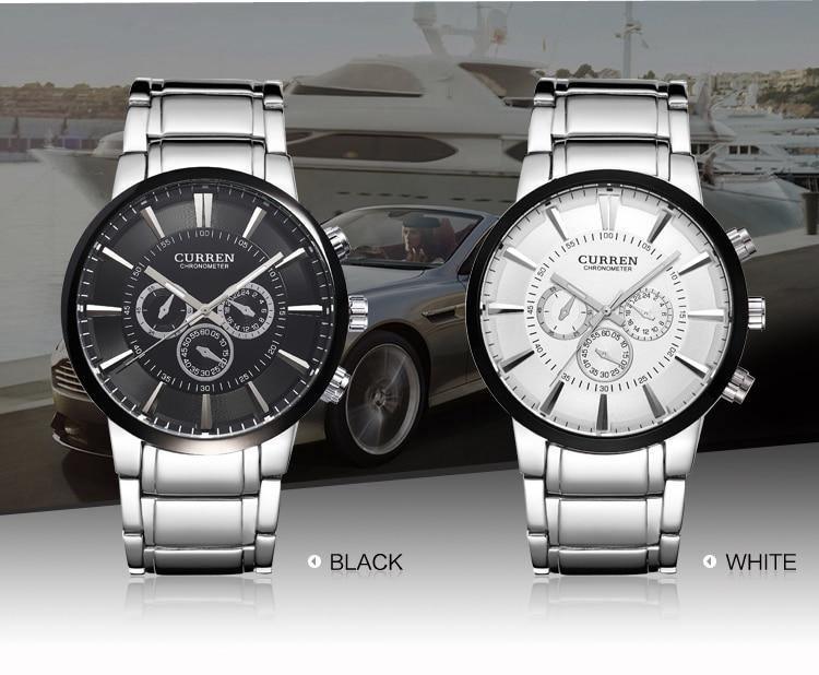 Relógio Casual Masculino Quartzo - Elegante